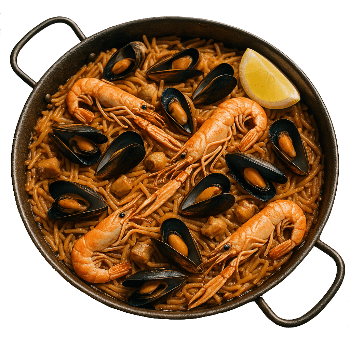 Fideuà a la rambla
