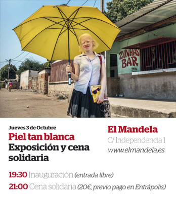 "Piel tan blanca" Exposición y cena solidaria.