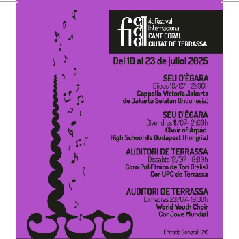 Coro PoliEtnico de TORI_ Itàlia i Cor UPC de Terrassa. 4t-FiCCCT Festival Internacional Cant Coral ciutat de Terrassa