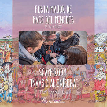 Scape room “invasió alienígena” Pacs del Penedès