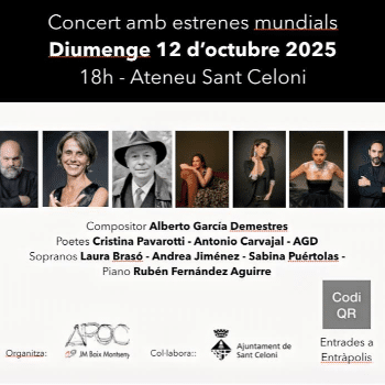 POSTALS DEL MONTSENY                                       Concert  amb estrenes mundials