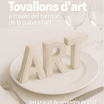 TRES TOVALLONS D’ART, TRES MALVASIES. Tast de 3 malvasies i visita a l’exposició ‘Tovallons d’art’