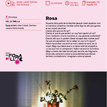 ROSA - FESTIVAL FORA DE LLOC