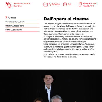 DALL' OPERA AL CINEMA