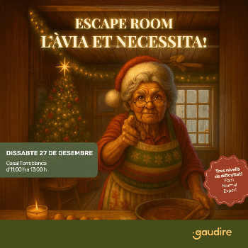 Escape Room Sant Cugat del Vallès - L'àvia et necessita!