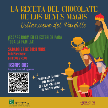Escape Room Villanueva del Pardillo - La receta del Xocolate de los Reyes Magos
