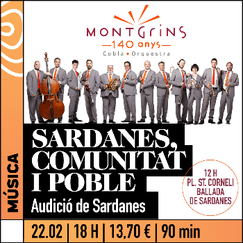 COBLA MONTGRINS - Concert audició de sardanes