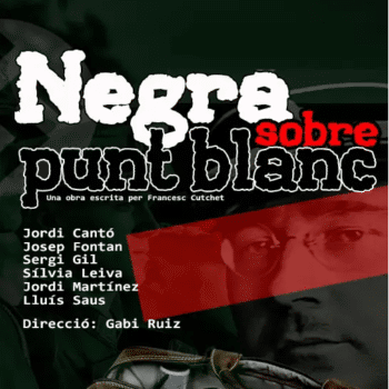 Negra sobre Punt blanc