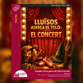 Lluïsos aixeca el teló: el concert