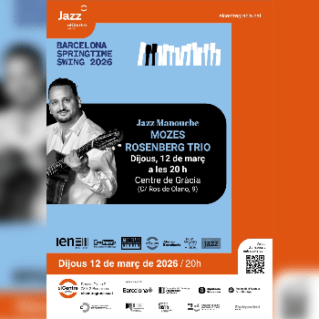 Barcelona Springtime Swing'26: Jazz Manouche amb Mozes Rosenberg Trio