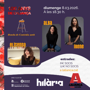 Ronda de Comèdia amb  Alba Segarra, Irene Minovas i Elisenda Pineda