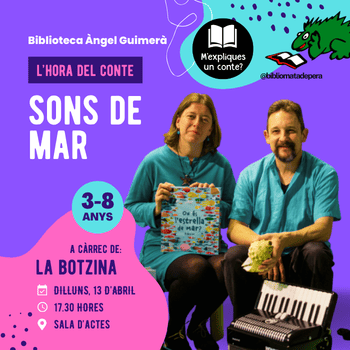 L'HORA DEL CONTE DE LA BIBLIOTECA: Sons de mar (3-8 anys) - Festival M'expliques un conte?