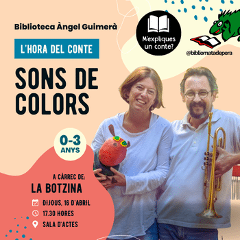L'HORA DEL CONTE DE LA BIBLIOTECA: Sons de colors (0-3 anys) - Festival M'expliques un conte?
