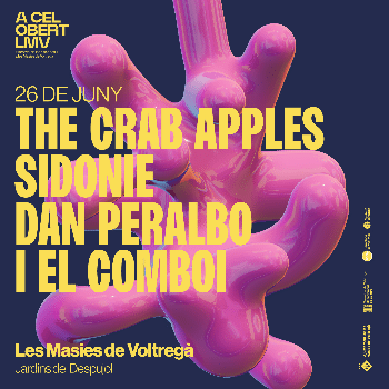Sidonie + Dan Peralbo i el Comboi i The Crab Apples. Festival A Cel Obert LMV