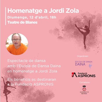 Espectacle de Dansa en homenatge a Jordi Zola