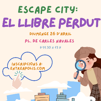 ESCAPE CITY: EL LLIBRE PERDUT - Cornellà de Llobregat