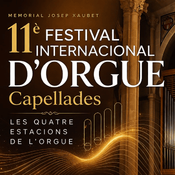 FESTIVAL INTERNACIONAL D'ORGUE DE CAPELLADES 2026 - CONCERT DE PRIMAVERA - LES ESTACIONS DE VIVALDI  AMB DANIEL OYARZABAL I MIRIAM HONTANA