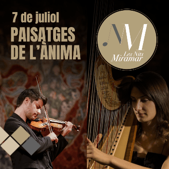 Les Nits Miramar 2026. Paisatges de l'ànima. Esther Pinyol (arpa) & Daniel Gil (violí)