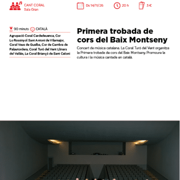 PRIMERA TROBADA DE CORS DEL BAIX MONTSENY