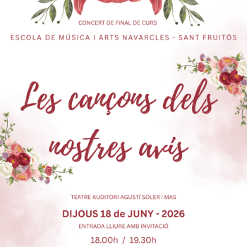 LES CANÇONS DELS NOSTRES AVIS, CONCERT DE FI DE CURS