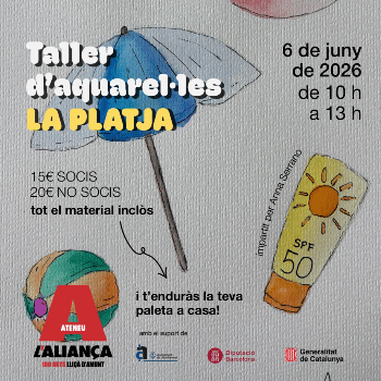 Taller d'aquarel·les d'estiu - La Platja