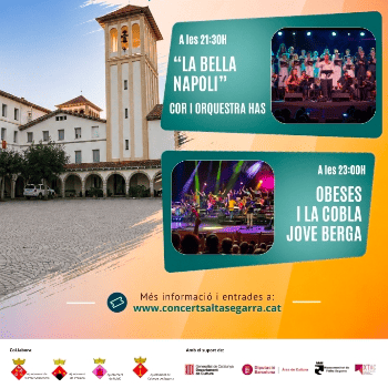 "LA BELLA NAPOLI" COR I ORQUESTRA HAS.  OBESAS I LA COBLA JOVE BERGA.