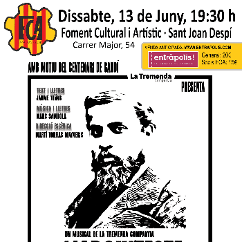 L' Arquitecte Prohibit,  el musical inspirat en Gaudi
