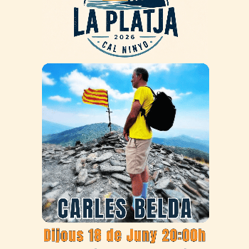 CARLES BELDA en concert a La Platja de Cal Ninyo