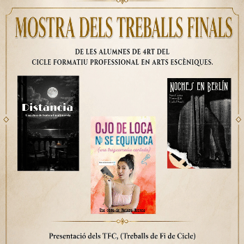mostra dels treballs finals dels alumnes de 4rt