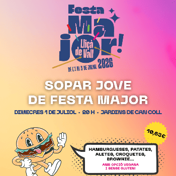 Sopar jove de Festa Major 2026