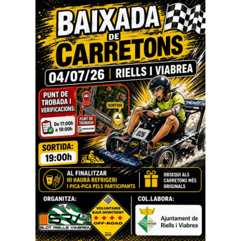Baixada de Carretons a càrrec de Slot Riells i Viabrea i Voluntaris Baix Montseny Off-Road
