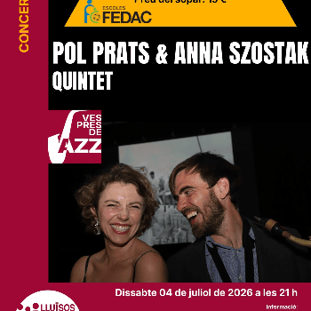 Vespres de Jazz - Pol Prats & Anna Szostak Quintet
