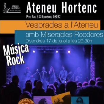 Vesprades a l'Ateneu Hortenc Miserables Roedores