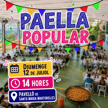 PAELLA POPULAR FESTA MAJOR 2026
