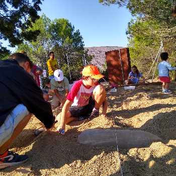Taller d'arqueologia al poblat ibèric del Cogulló