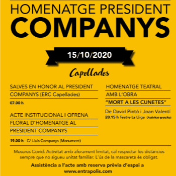 Mort a les cunetes - Homenatge President Companys