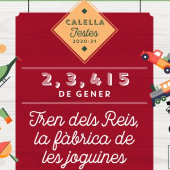 El tren dels Reis - Fàbrica de les joguines Calella - 3 de Gener 2021 (UN TIQUET PER FAMÍLIA)