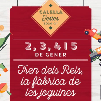 El tren dels Reis - Fàbrica de les joguines Calella - 4 de Gener de 2021 (UN TIQUET PER FAMÍLIA)