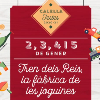 El tren dels Reis - Fàbrica de les joguines Calella - 5 de Gener de 2021 (UN TIQUET PER FAMÍLIA)