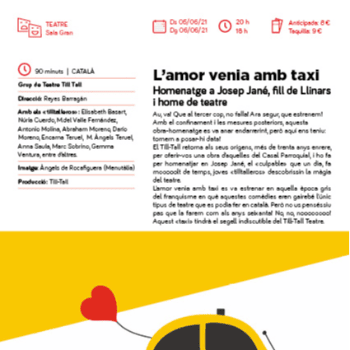L'AMOR VENIA AMB TAXI