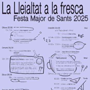 Paella Popular Festes de Sants Lleialtat Santsenca