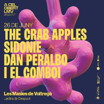 Sidonie + Dan Peralbo i el Comboi i The Crab Apples. Festival A Cel Obert LMV