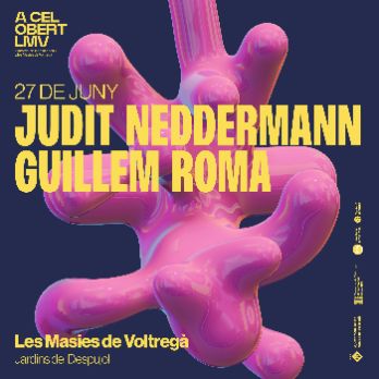 Judit Nedderman + Guillem Roma+ banda guanyadora concurs bandes emergents. Festival A Cel Obert LMV