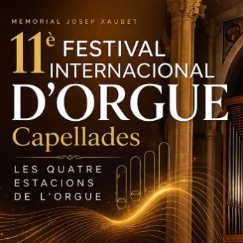 FESTIVAL INTERNACIONAL D'ORGUE DE CAPELLADES 2026 - CONCERT DE PRIMAVERA - LES ESTACIONS DE VIVALDI  AMB DANIEL OYARZABAL I MIRIAM HONTANA