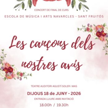 LES CANÇONS DELS NOSTRES AVIS, CONCERT DE FI DE CURS