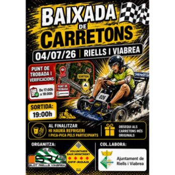Baixada de Carretons a càrrec de Slot Riells i Viabrea i Voluntaris Baix Montseny Off-Road
